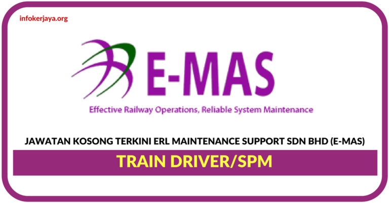 Jawatan Kosong ERL Maintenance Support Sdn Bhd (E-MAS)
