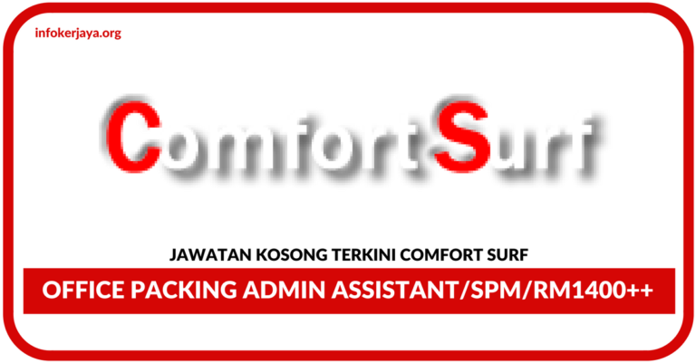 Jawatan Kosong Terkini Comfort Surf