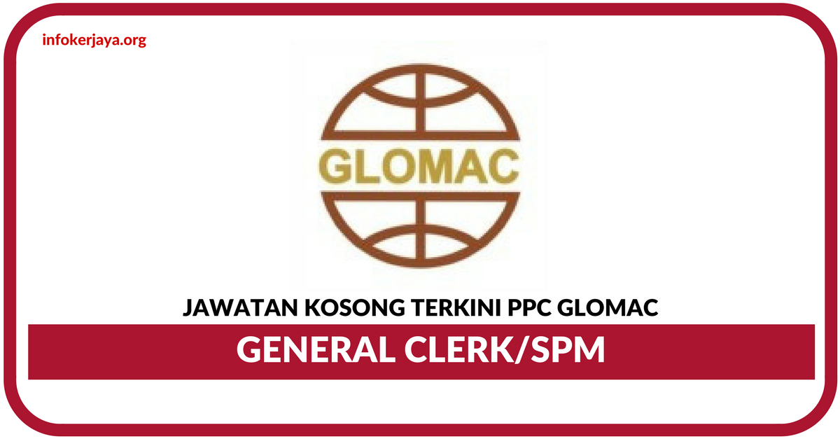 Jawatan Kosong Terkini PPC Glomac