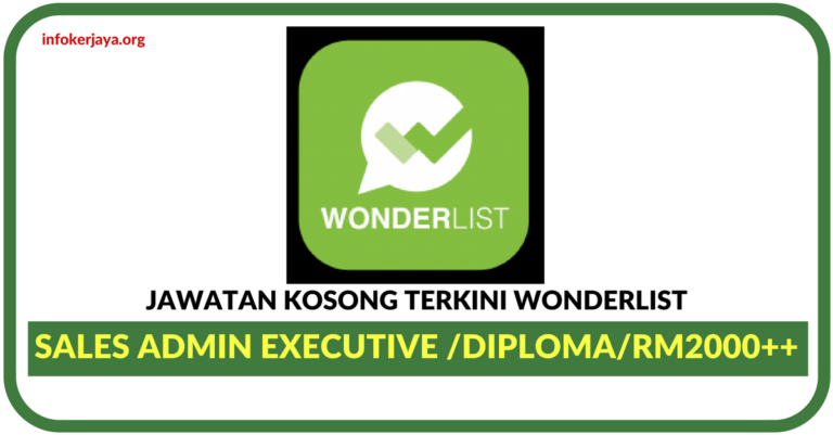 Jawatan Kosong Terkini Wonderlist