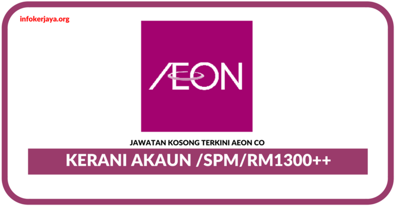 Jawatan Kosong Terkini Kerani Akaun Di AEON Co