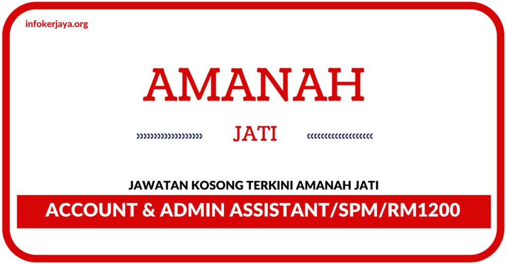 Jawatan Kosong Terkini Amanah Jati