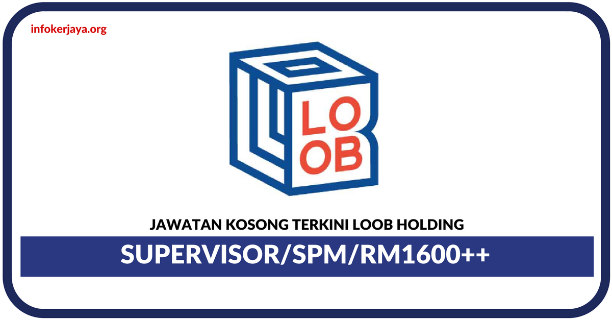 Jawatan Kosong Terkini Loob Holding