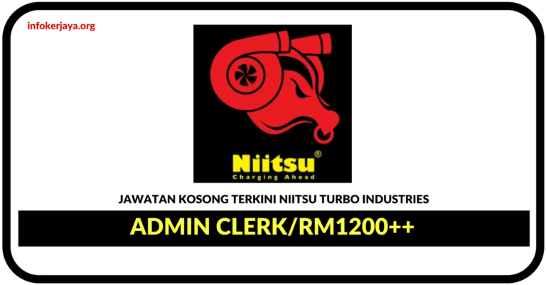 Jawatan Kosong Terkini Admin Clerk Di Niitsu Turbo Industries