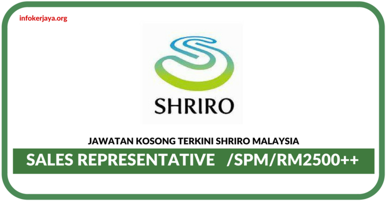 Jawatan Kosong Terkini Shriro Malaysia