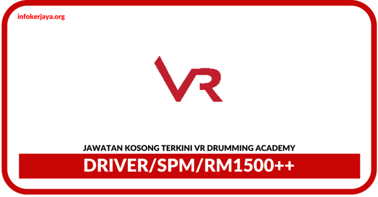 Jawatan Kosong Terkini Driver Di VR Drumming Academy