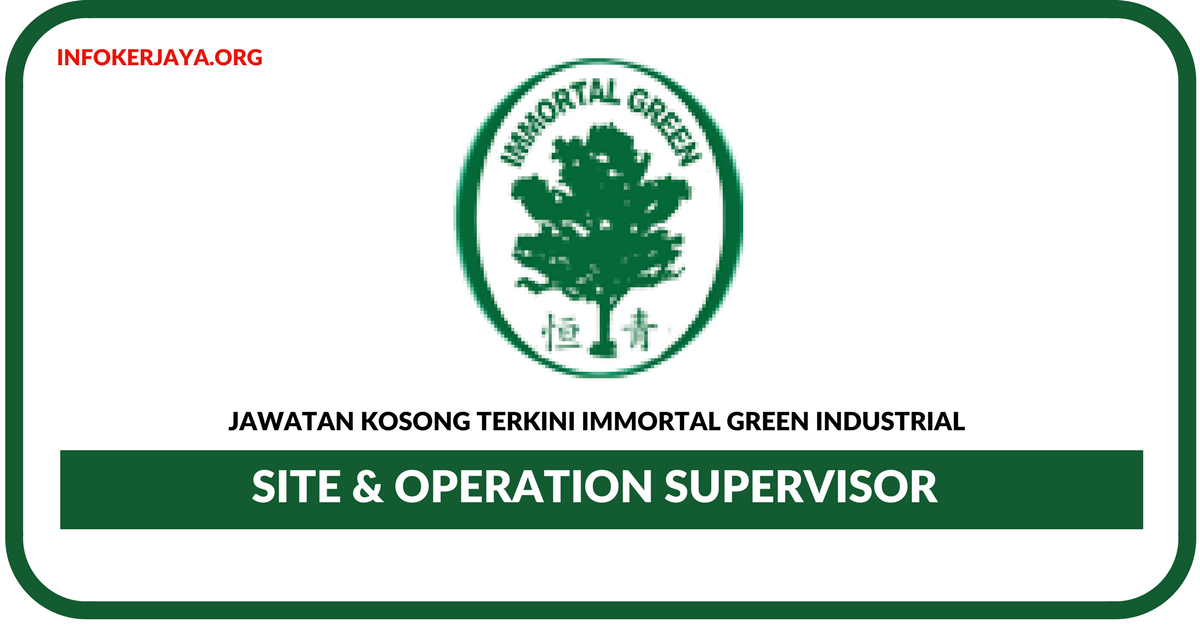 Jawatan Kosong Terkini Store and Logistic Assistant Di Immortal Green Industrial