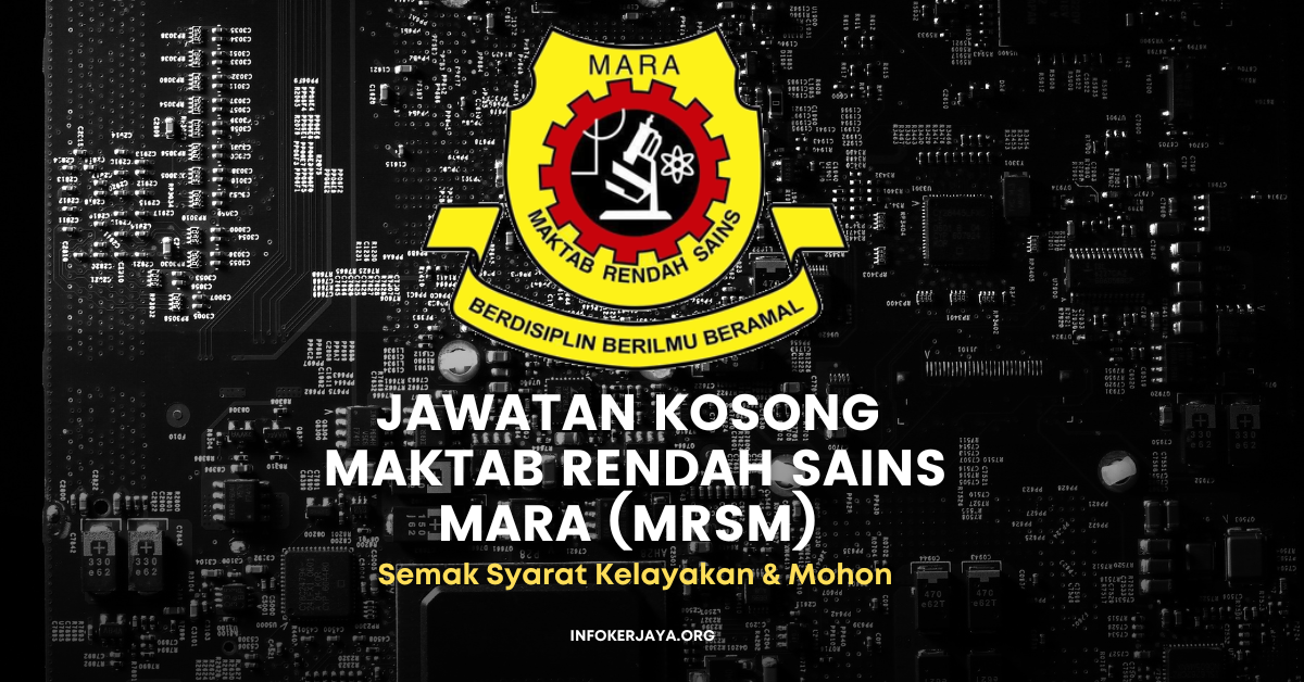 Jawatan Kosong Maktab Rendah Sains Mara (MRSM) Merbok • Jawatan Kosong ...