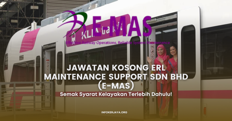 Jawatan Kosong ERL Maintenance Support Sdn Bhd (E-MAS)