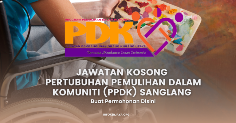Jawatan Kosong Pertubuhan Pemulihan Dalam Komuniti (PPDK) Sanglang