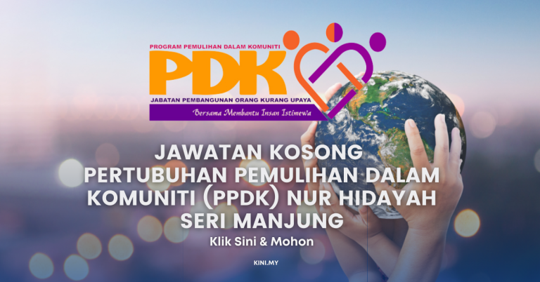 Jawatan Kosong Pertubuhan Pemulihan Dalam Komuniti (PPDK) Nur Hidayah Seri Manjung