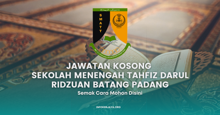 Jawatan Kosong Sekolah Menengah Tahfiz Darul Ridzuan Batang Padang