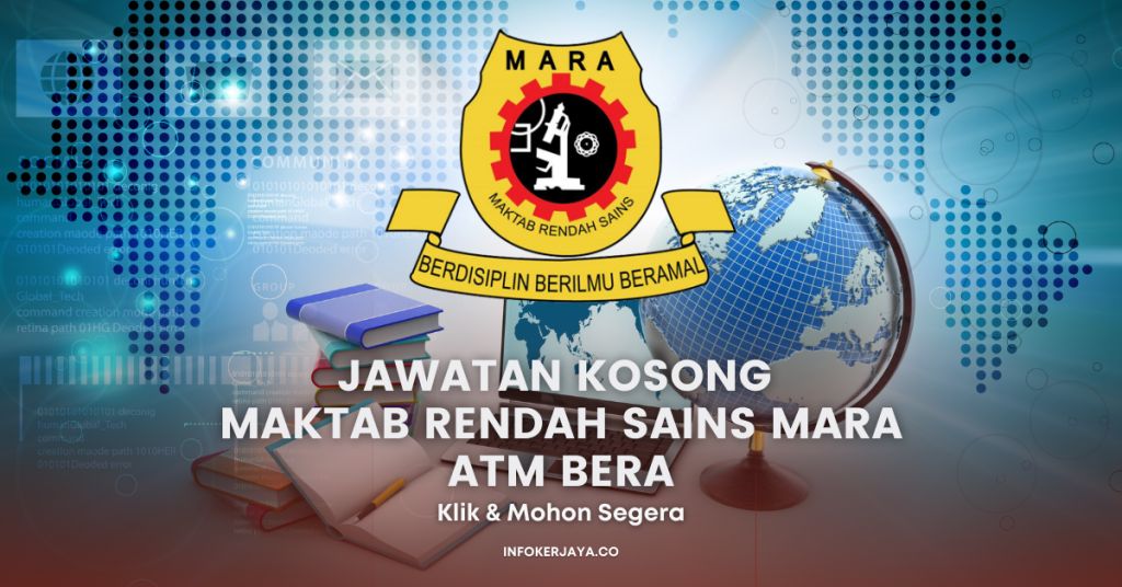 Jawatan Kosong Guru Sambilan ~ Maktab Rendah Sains MARA ATM Bera