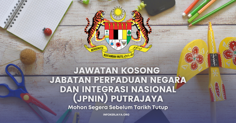 Jawatan Kosong Personel MySTEP Guru Tabika Perpaduan ~ Jabatan Perpaduan Negara dan Integrasi Nasional (JPNIN)