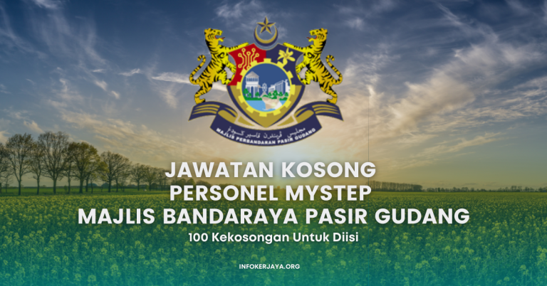 Jawatan Kosong Personel MySTEP Majlis Bandaraya Pasir Gudang