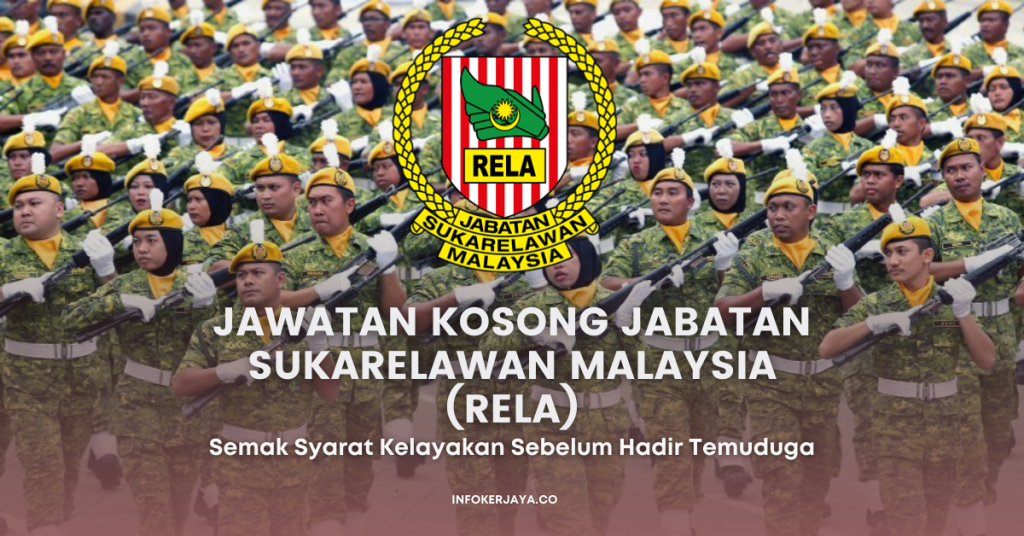 Jawatan Kosong Anggota RELA ~ Jabatan Sukarelawan Malaysia (RELA)