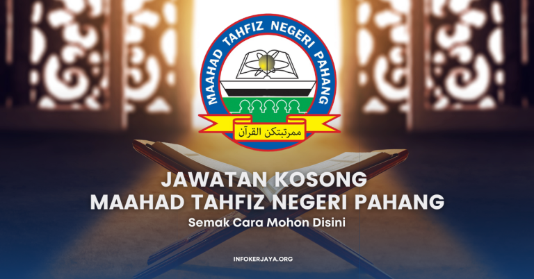 Jawatan Kosong Maahad Tahfiz Negeri Pahang