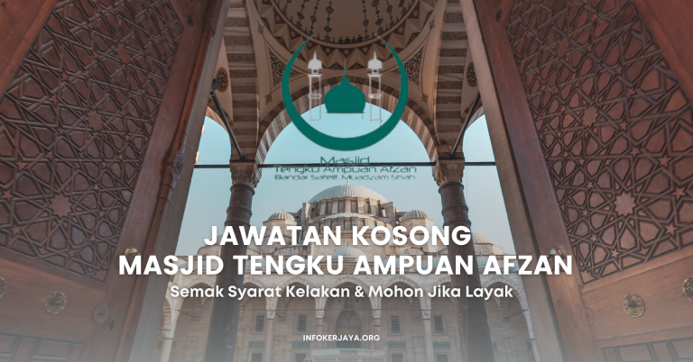Jawatan Kosong Imam ~ Masjid Tengku Ampuan Afzan