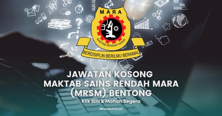 Jawatan Kosong Maktab Sains Rendah MARA (MRSM) Bentong