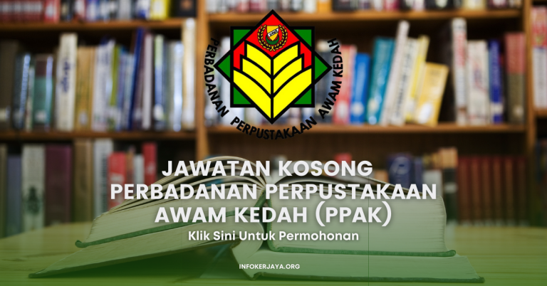Jawatan Kosong Pengawas Perpustakaan Desa ~ Perbadanan Perpustakaan Awam Kedah (PPAK)
