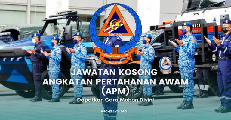 Jawatan Kosong Angkatan Pertahanan Awam (APM) Johor
