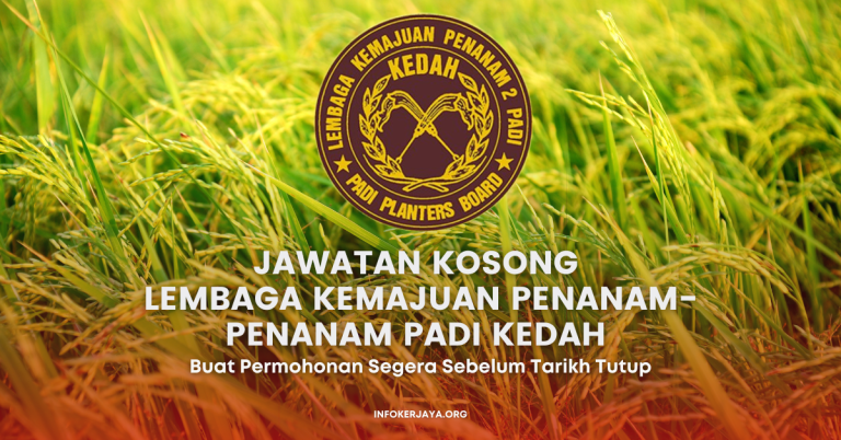 Jawatan Kosong Penolong Pegawai Pertanian ~ Lembaga Kemajuan Penanam-Penanam Padi Kedah