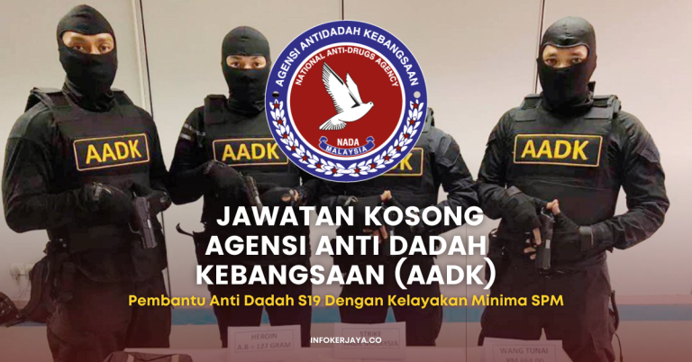 Jawatan Kosong Agensi Anti Dadah Kebangsaan (AADK)