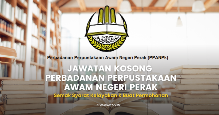 Jawatan Kosong Pembantu Tadbir & Pembantu Pustakawan ~ Perbadanan Perpustakaan Awam Negeri Perak