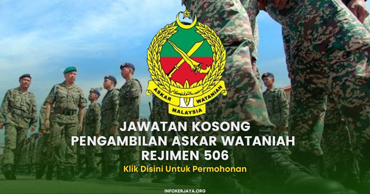 Jawatan Kosong Pengambilan Askar Wataniah Rejimen 506 ~ Kelayakan SPM ...