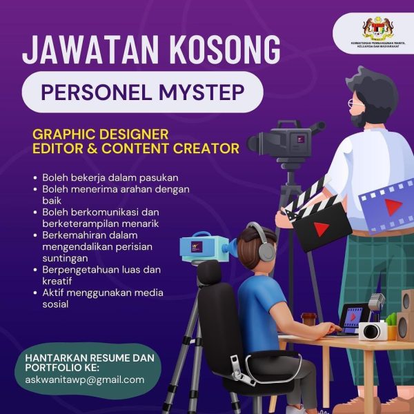 Iklan Jawatan Jabatan Pembangunan Wanita ~ Personel Mystep • Jawatan ...