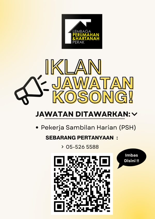 Iklan Jawatan Kosong Lembaga Perumahan Dan Hartanah Perak Lphp Jawatan Kosong Terkini